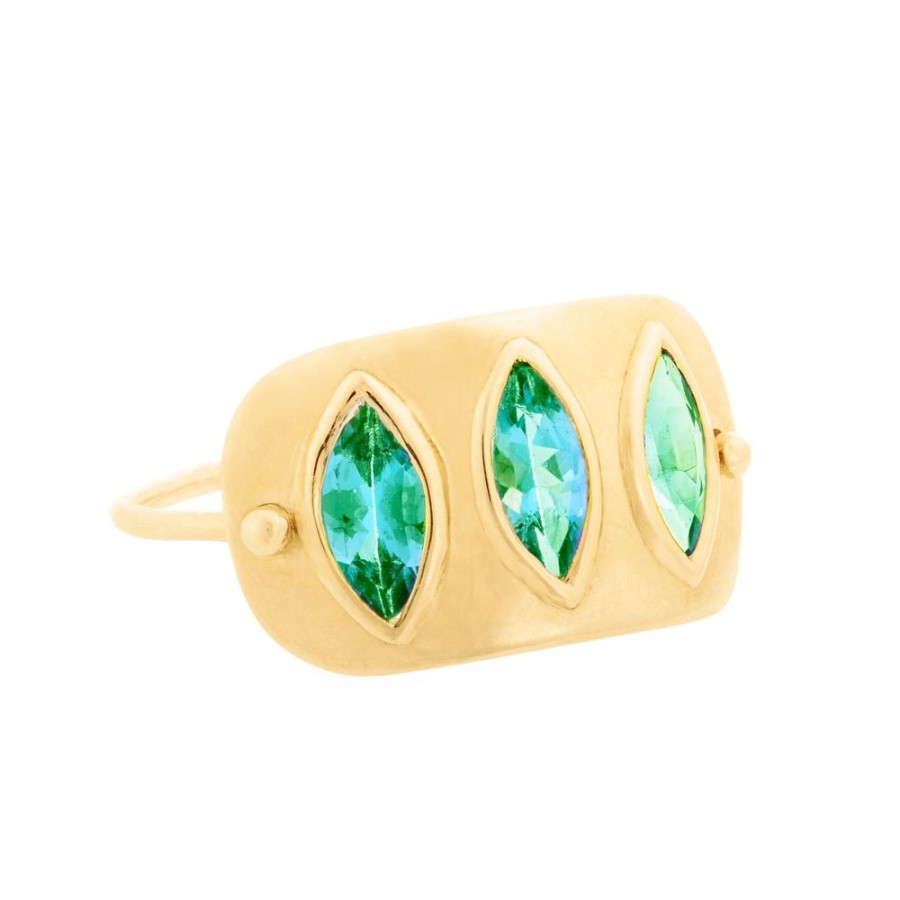 Jewelry Celine Daoust | Triple Marquise Emerald Ring