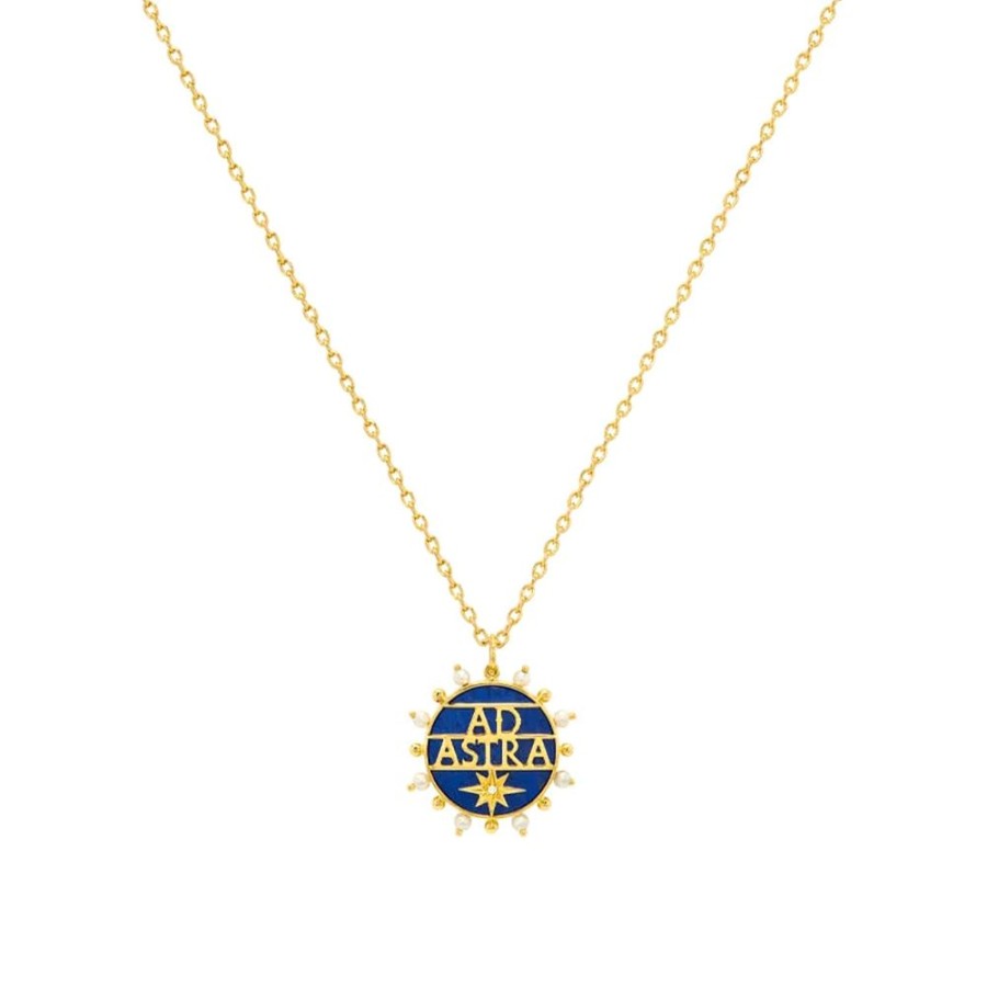 Jewelry Sauer | Lapis Lazuli Ad Astra Pendant Necklace