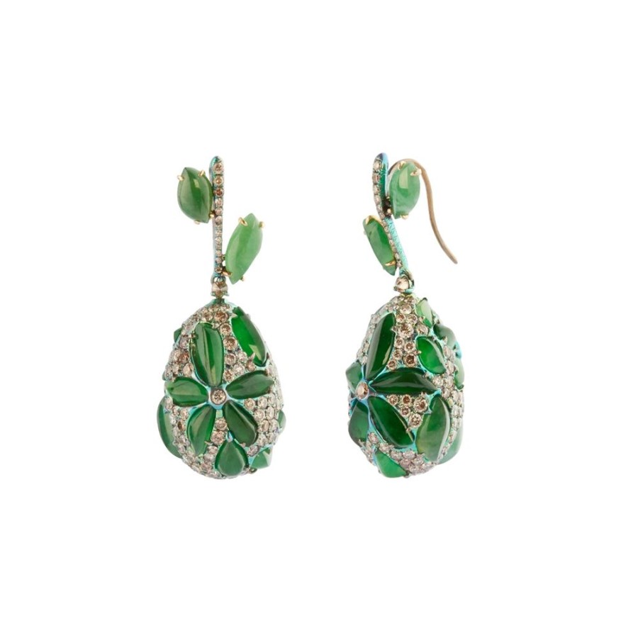 Jewelry Arunashi | Jade Egg Earrings