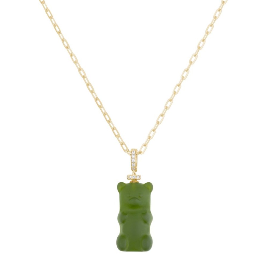 Jewelry DARKAI | Gemmy Bear Necklace - Kiwi