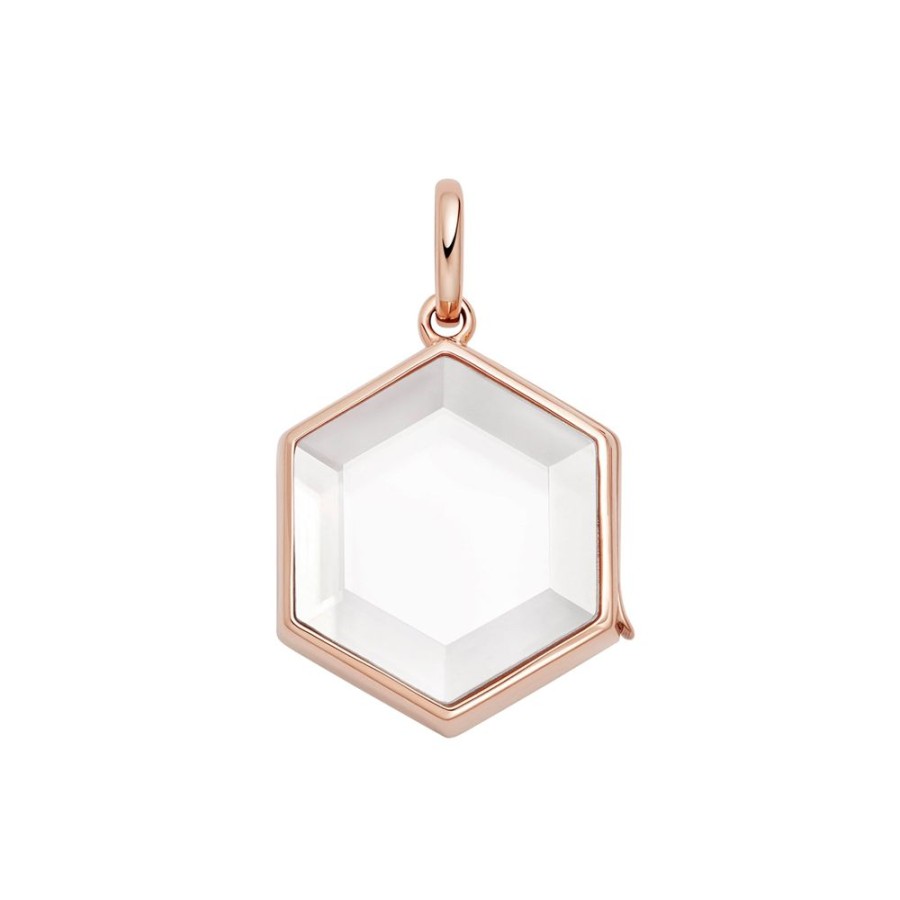 Jewelry Loquet | Hexagon Locket - Rose Gold