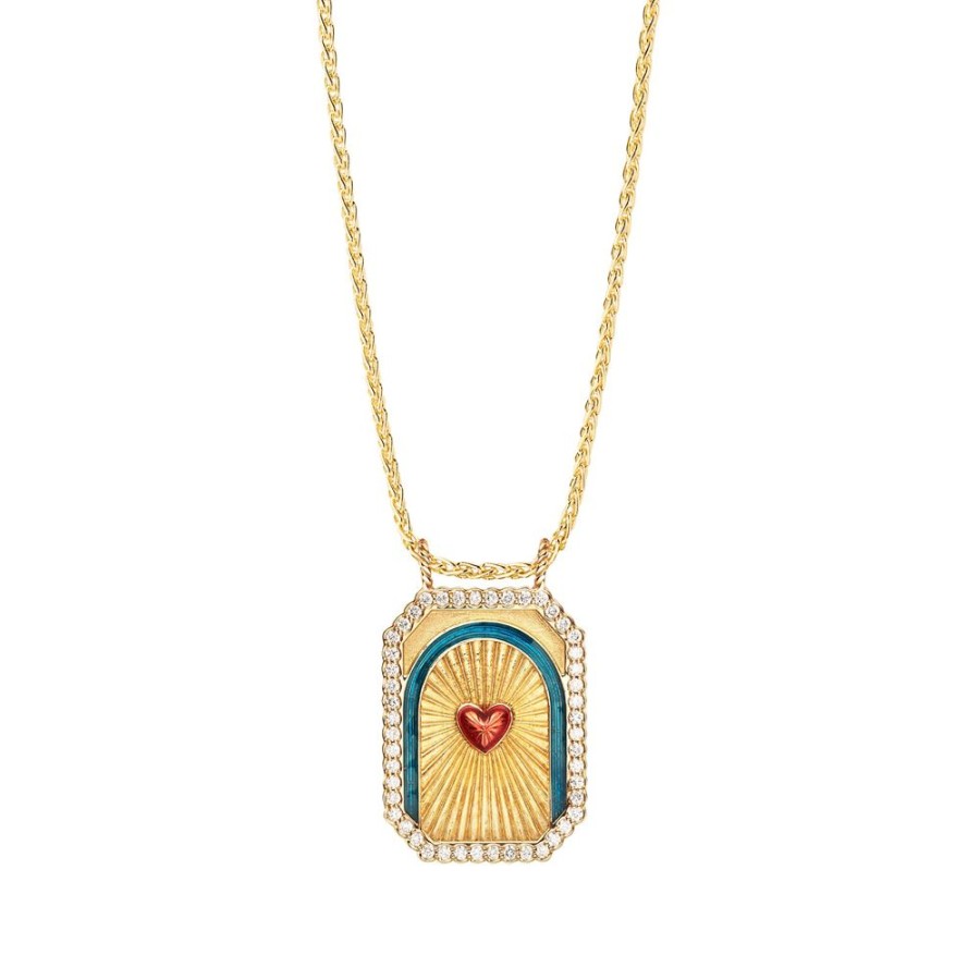 Jewelry Marie Lichtenberg | Mini Heart Scapular Necklace