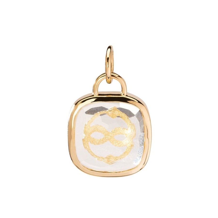 Jewelry Foundrae | Small Sealed Gemstone Pendant - Snake