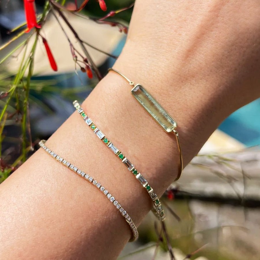 Jewelry YI Collection | Aquamarine And Emerald Spring Bracelet