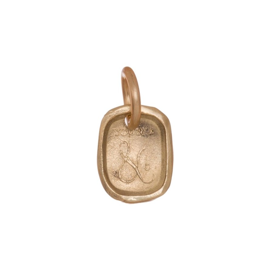 Jewelry James Colarusso | Yours & C Intaglio Pendant - Yellow Gold